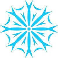 Clipart of a snowflake vector or color illustration