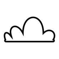 Toy cloud icon vector. Baby clouds illustration sign. Cloud symbol or logo. vector