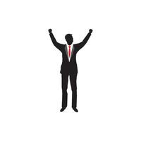 Businessman silhouette icon vector illustration design