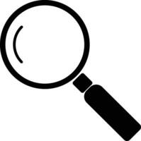 magnifying glass icon isolated vector