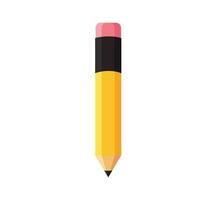 Pencil icon isolated vector