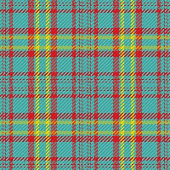Seamless pattern of scottish tartan plaid. Repeatable background with check fabric texture. Vector backdrop striped textile print.