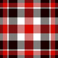 Plaid check pattern. Seamless fabric texture. Tartan textile print. vector