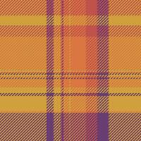 Textile plaid fabric of vector background check with a pattern seamless tartan texture.