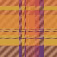 Textile plaid fabric of vector background check with a pattern seamless tartan texture.