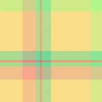 Seamless fabric plaid of pattern vector texture with a background tartan textile check.