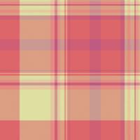 Textile texture pattern of tartan fabric vector with a seamless plaid background check.