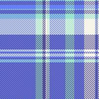 Textile vector plaid of seamless texture background with a tartan fabric check pattern.