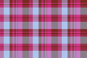 Seamless plaid fabric of background texture tartan with a vector pattern check textile.