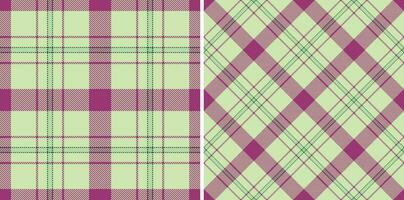 Plaid textile pattern of fabric vector background with a check seamless tartan texture.