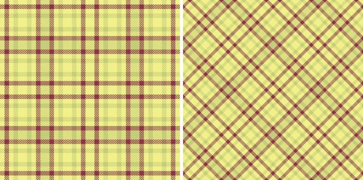 Plaid pattern fabric of texture seamless check with a tartan background textile vector. vector