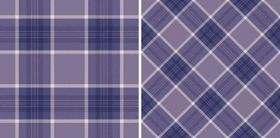 Plaid textile fabric of tartan seamless background with a pattern check vector texture.