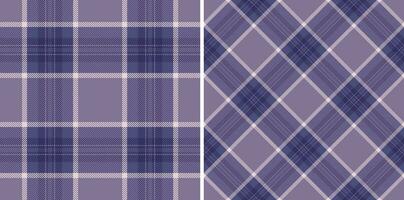 Plaid textile fabric of tartan seamless background with a pattern check vector texture.