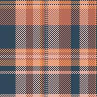 Tartan fabric pattern of texture seamless background with a check vector plaid textile.