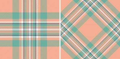 Check plaid fabric of textile seamless background with a vector tartan texture pattern.