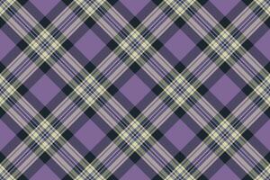 Fabric seamless texture of background pattern textile with a vector tartan check plaid.