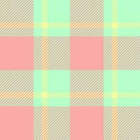 Vector seamless pattern of plaid texture textile with a fabric tartan check background.