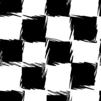 Grunge Chessboard Seamless Pattern vector