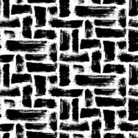 Grunge Brushstroke Seamless Pattern vector