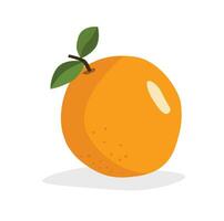 naranja vector ilustración. agrios maxima acortar Arte. plano vector en dibujos animados estilo aislado en blanco antecedentes.