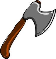 Small ax, illustration, vector on white background