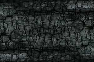 Details on the surface of charcoal. photo