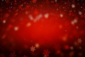 AI generated Festive red Christmas background evoking warmth and holiday cheer AI Generated photo