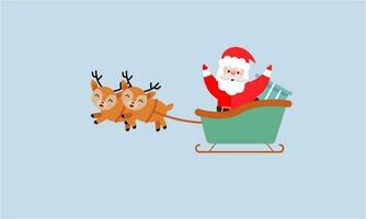 Santa claus characters collection vector