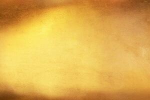 Gold abstract background or texture and gradients shadow horizontal shape photo