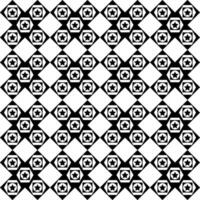 Creative pattern made with geometric shapes vector or color illustration