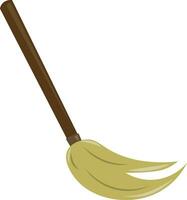 A mopping brush to clean the surroundings vector or color illustration