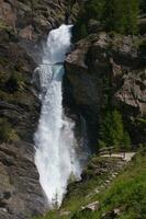 a large waterfall photo