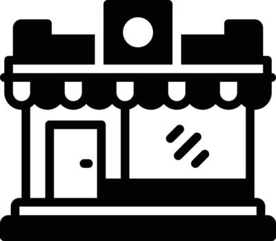 sólido icono para mercado vector