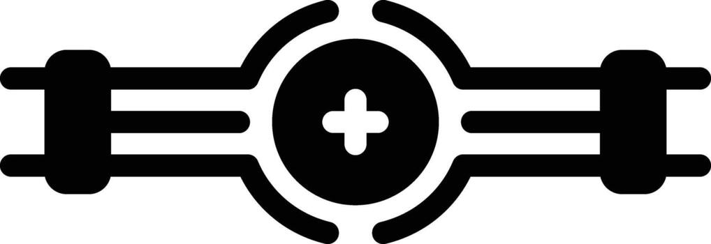 solid icon for joint vector