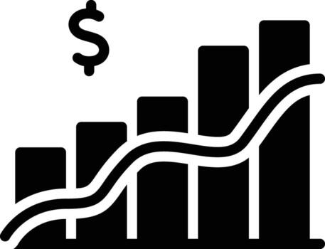 solid icon for increasingly vector