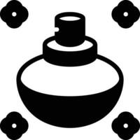 solid icon for fragrance vector