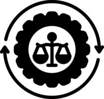 solid icon for proceeding vector