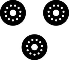solid icon for math symbol vector