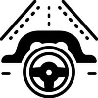 solid icon for drive vector