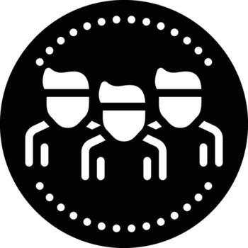 solid icon for prospects vector