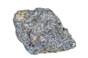 macro sílice mineral Roca en rock en blanco antecedentes foto