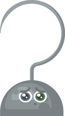Pirate hook, illustration, vector on white background