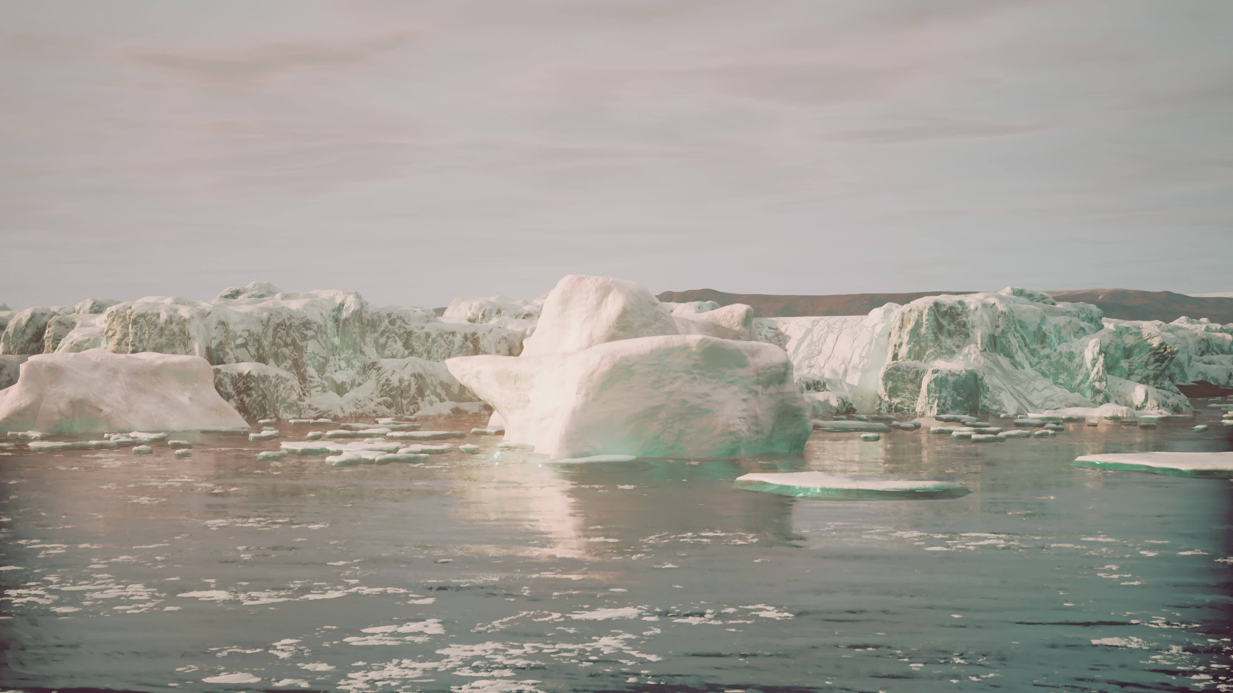 Glaciers and the icebergs of Antarctica 35413315 Stock Video at Vecteezy