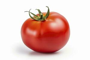 AI generated Tomato isolated on white background. AI Generated photo