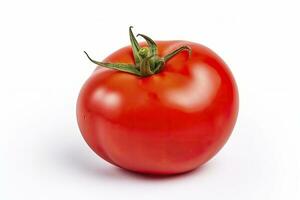 AI generated Tomato isolated on white background. AI Generated photo