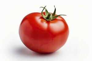 AI generated Tomato isolated on white background. AI Generated photo