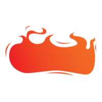 fuego caliente rebaja etiqueta diseño símbolo png