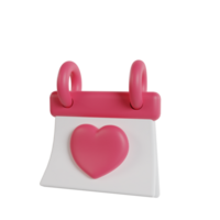 namorados dia casal dentro amor 3d render ícone png