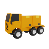 Express delivery cargo 3d render icon png