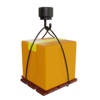 Express delivery cargo 3d render icon png